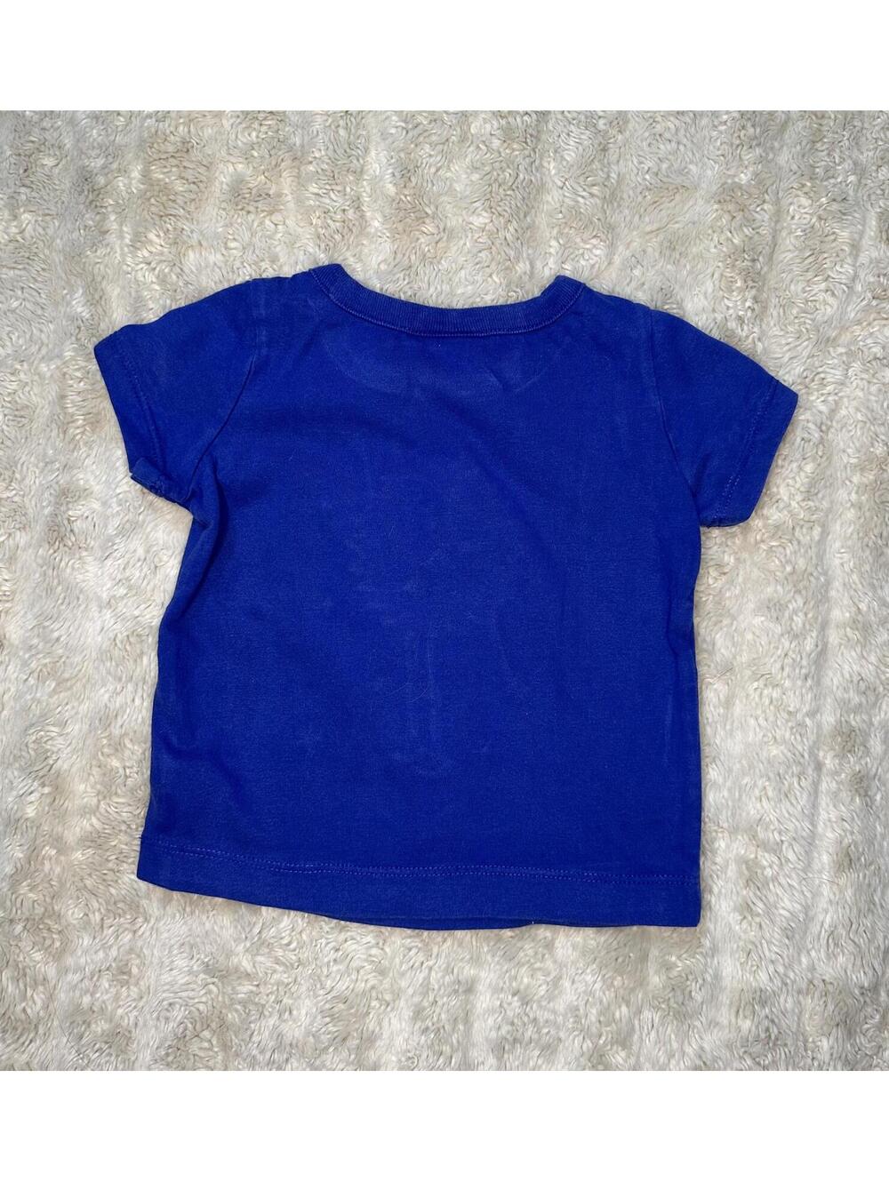 Hanna Andersson Sun and Stars graphic cotton t-shirt Size 12-18M blue whimsical - Picture 4 of 5